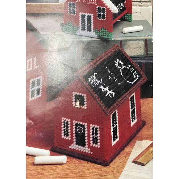 Leisure Arts TEACHER TREASURES PLASTIC CANVAS 1494 Leaflet 12 Designs School - Picture 8 of 11